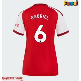 Arsenal Gabriel Magalhaes #6 Tricou Fotbal Replică 2026-27 Femei Acasa
